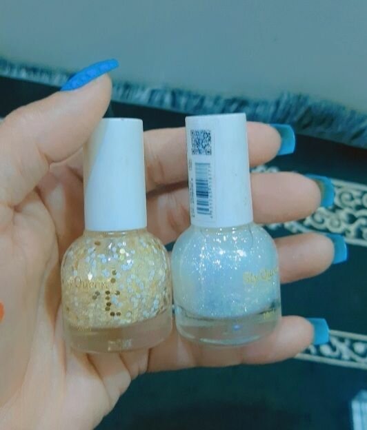 glittery nail paints