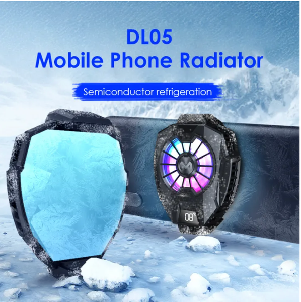 MG DL05 Mobile Phone Gaming Cooler Fan LED Digital Display Gamepad Cooling System