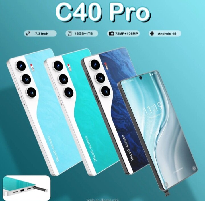 Smartphone C40 Pro 7.3 inch