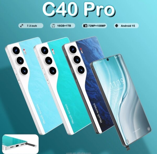 Smartphone C40 Pro 7.3 inch