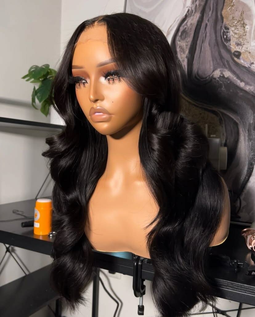 Natural black 6*6 hd virgin body wave closure