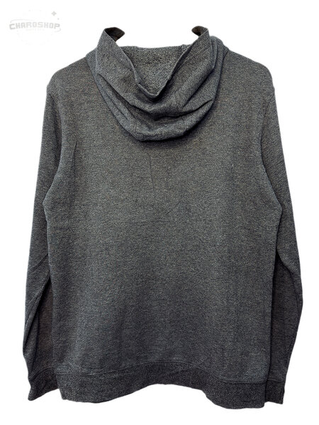 Sweat à capuche zippé gris