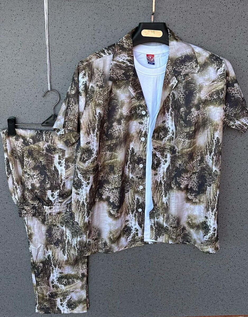 VINTAGE SHIRT TOP&DOWN TROUSER