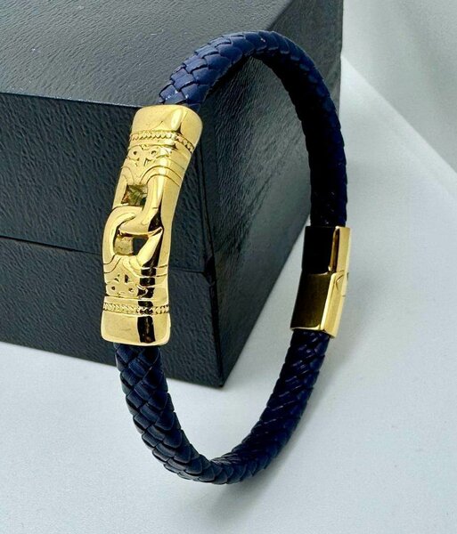 Bracelets 100% Cuir Or/Argent