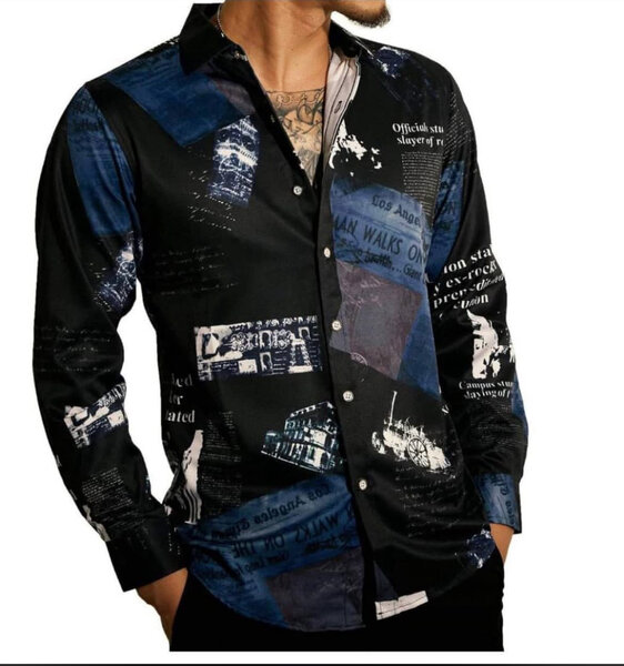 Chemise élégante imprimée