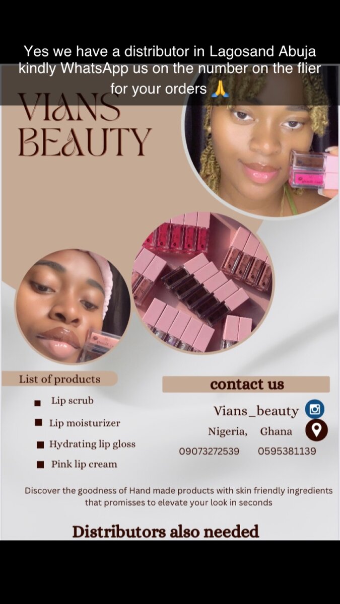 Hydrating lip gloss/mosturizer etc