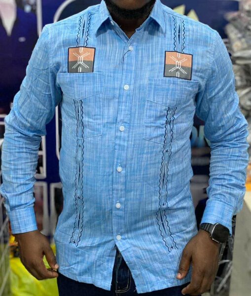 Chemise à manches longues pour hommes