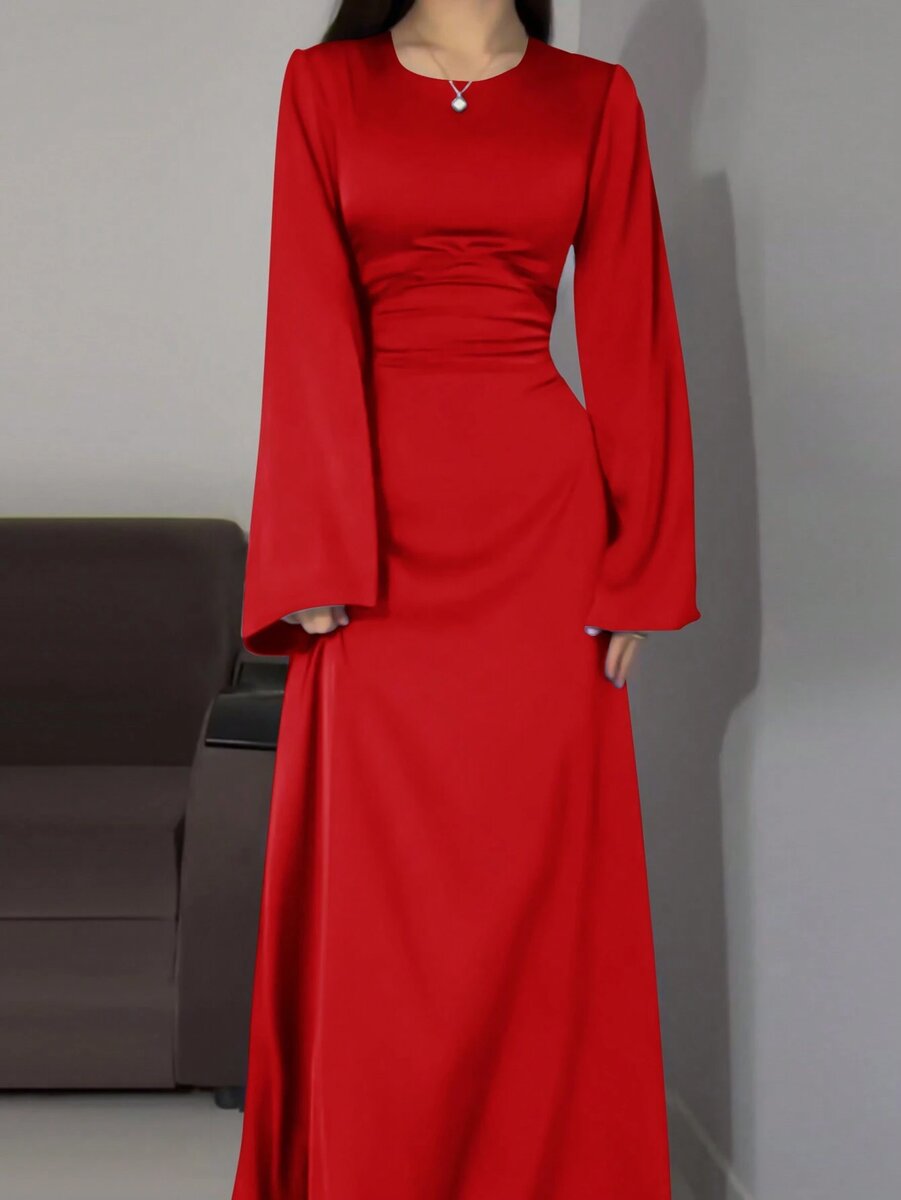 Robe longue moulante