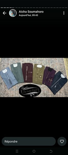 Boubou homme femme enfant