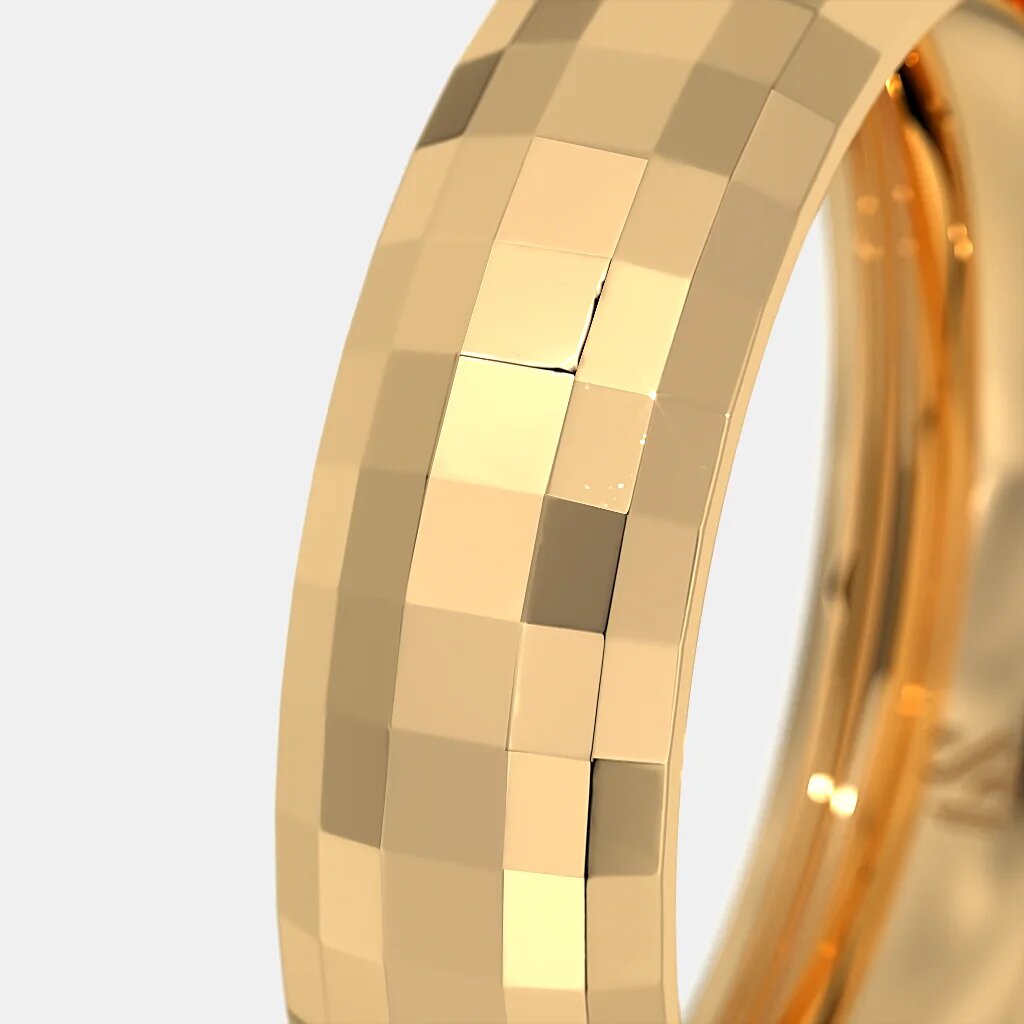 Gold shiny magnet stone Band