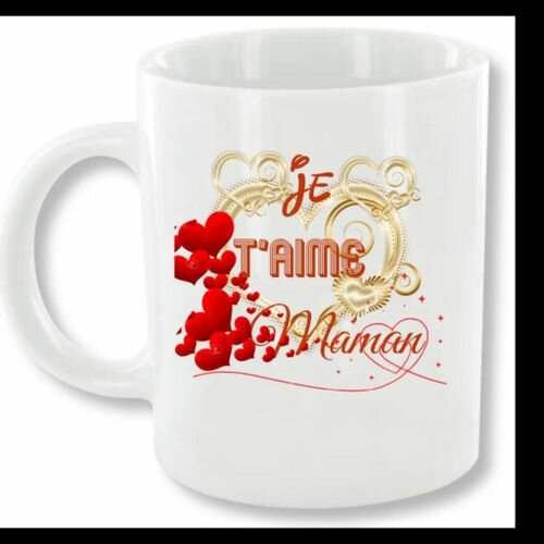 Tasse En Céramique Imprimé Maman