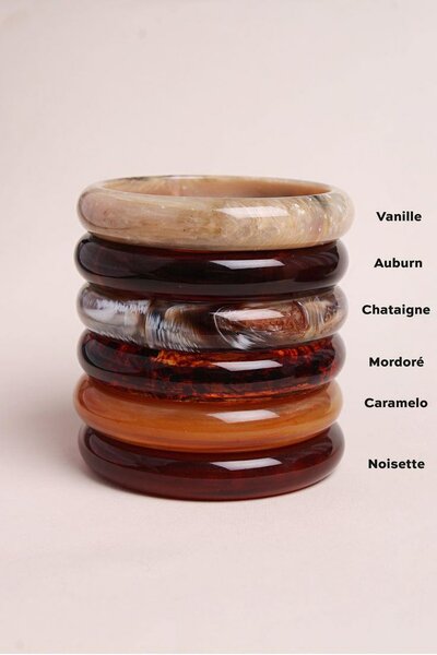 Bracelets colorés acrylique