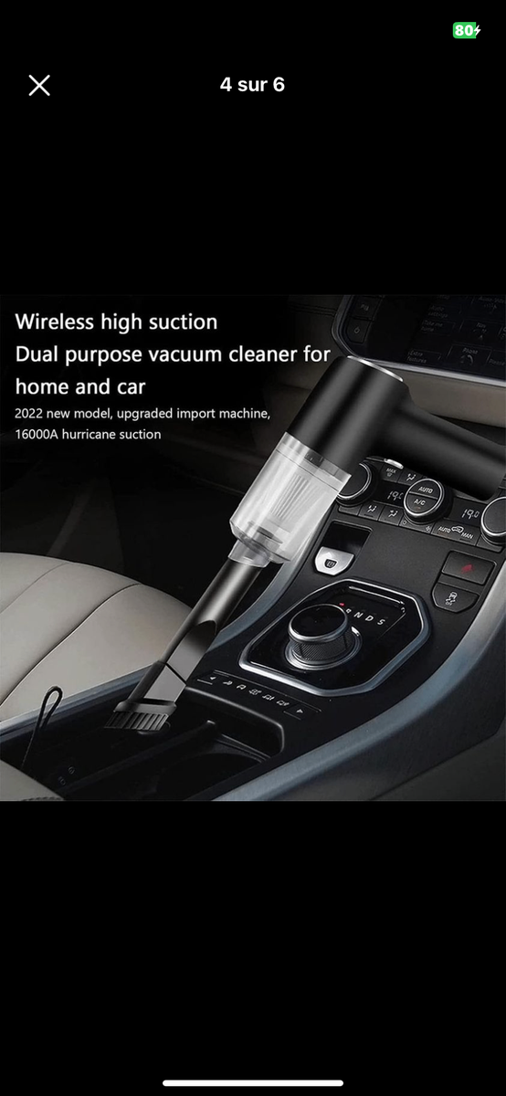 Aspirateur de voiture