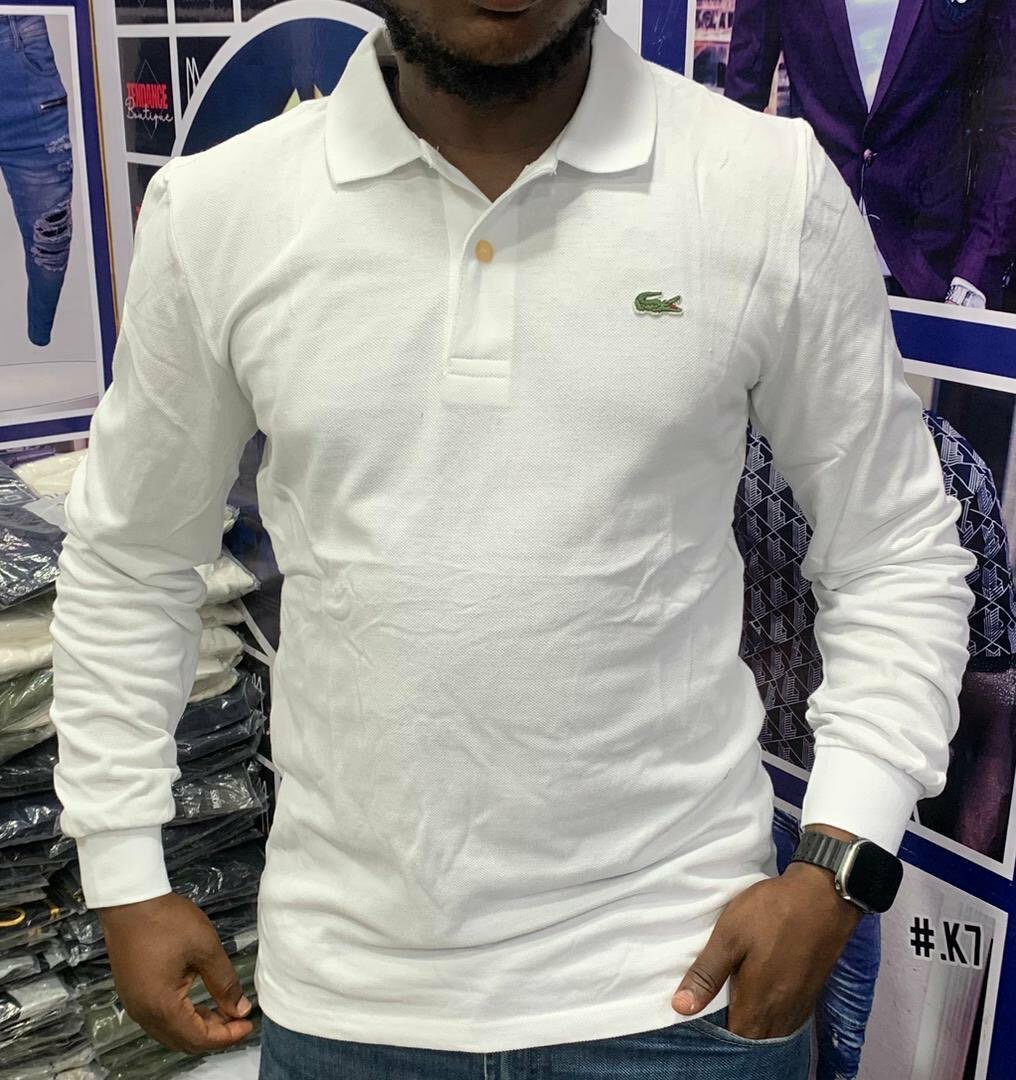 Polo homme manches longues élégance