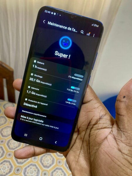 SAMSUNG GALAXY A03 AVEC RECONNAISSANCE FACIALE