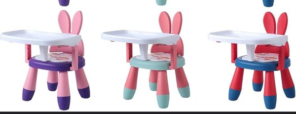 Chaise avec table à manger