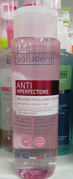 Evoluderm Solution Micellaire Pamplemousse