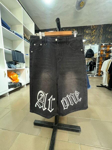 Shorts en jean noir