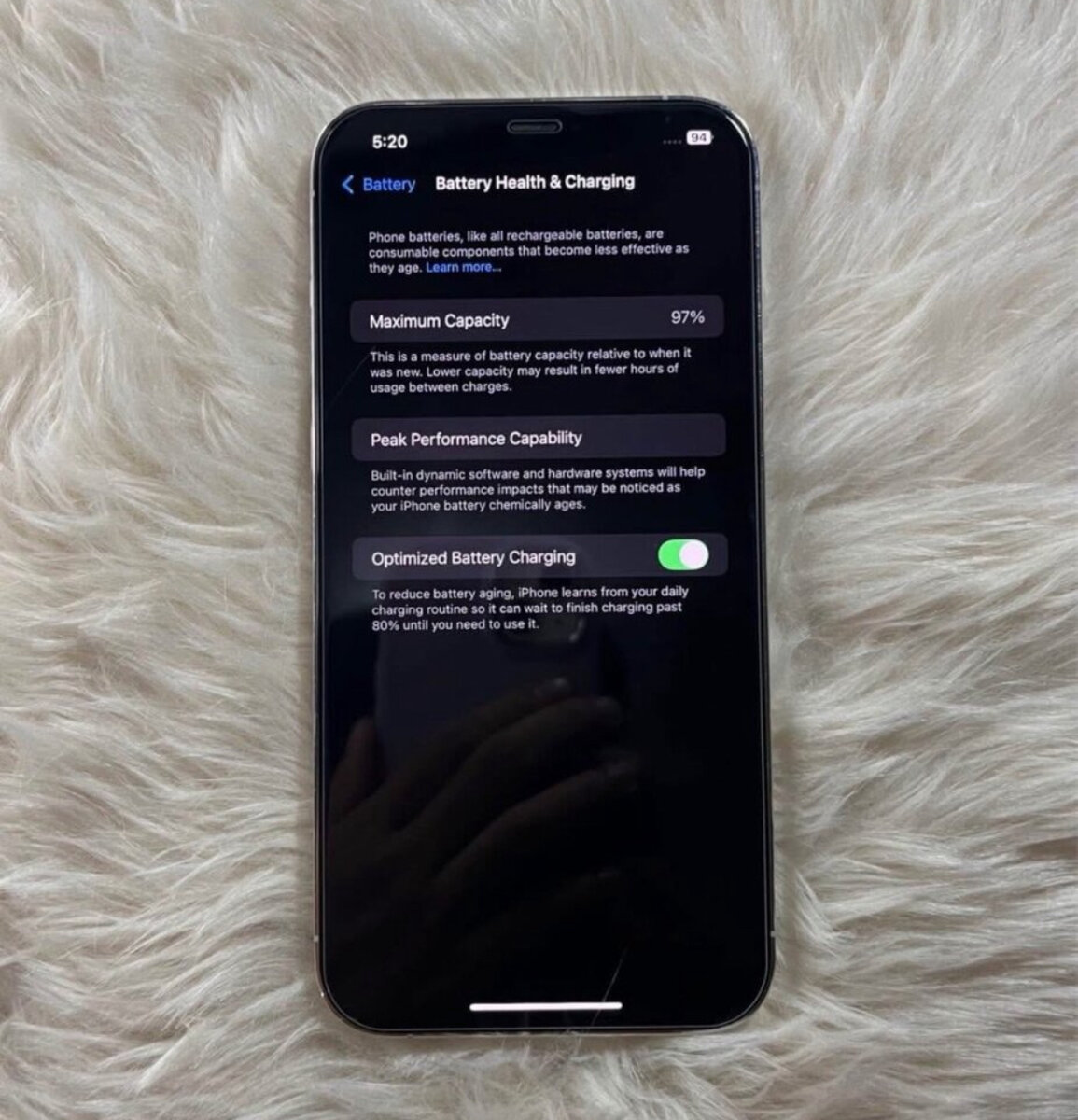 iPhone 13 Pro Max 256 Go Argent