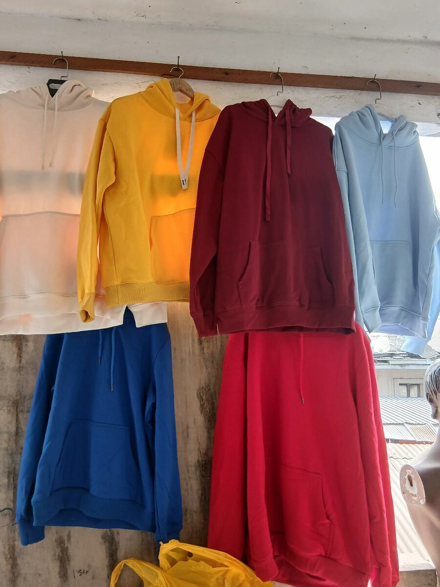 Heavy plain hoodies