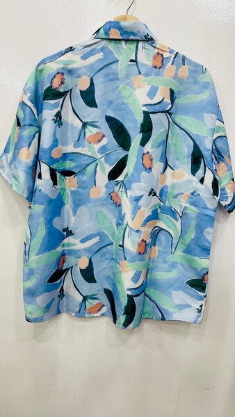 Chemise Florale à Manches Courtes