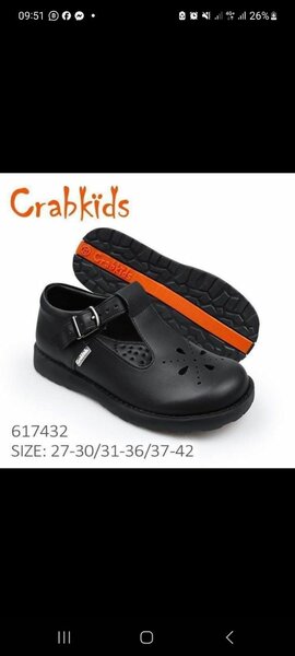 Crabkids School shoes