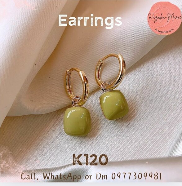 Pink pealse earrings