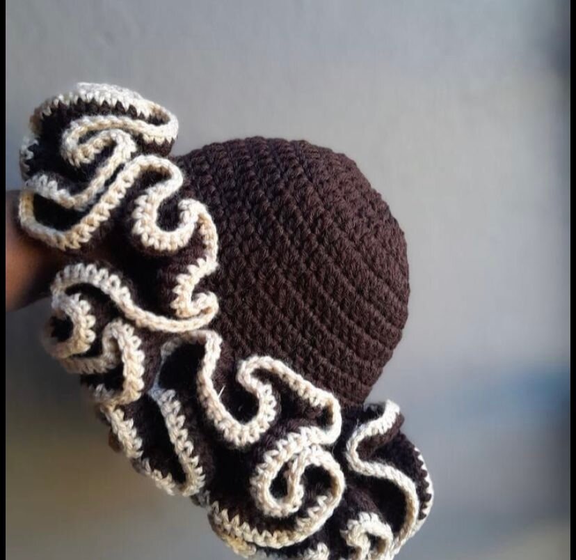 Chapeau crochet élégant