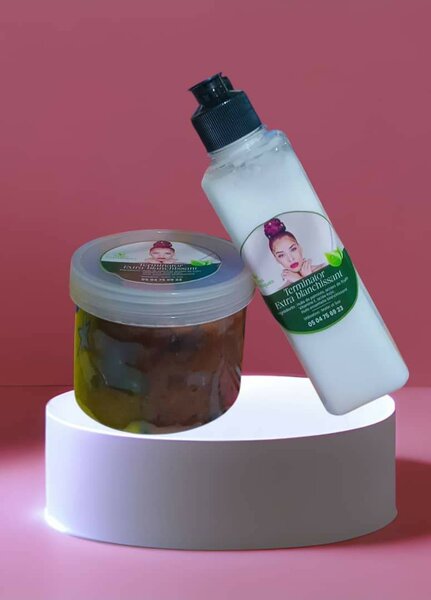 Lotion et Savon Exfoliant Hydratant