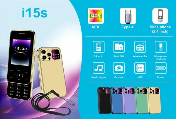 Téléphone à clapet i15s