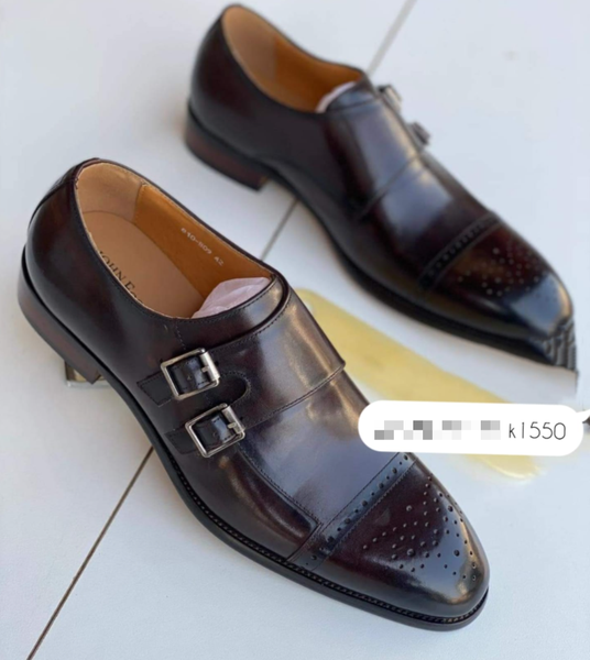 men's model leather shoes,