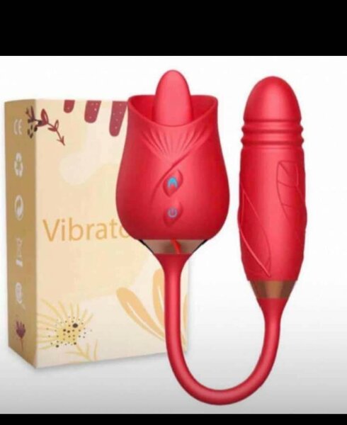 Vibromasseur floral rechargeable