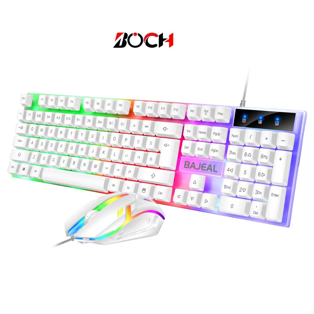 Clavier Gamer RGB Bajeal T350