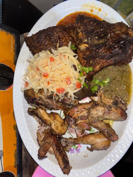 Poulet grillé épicé