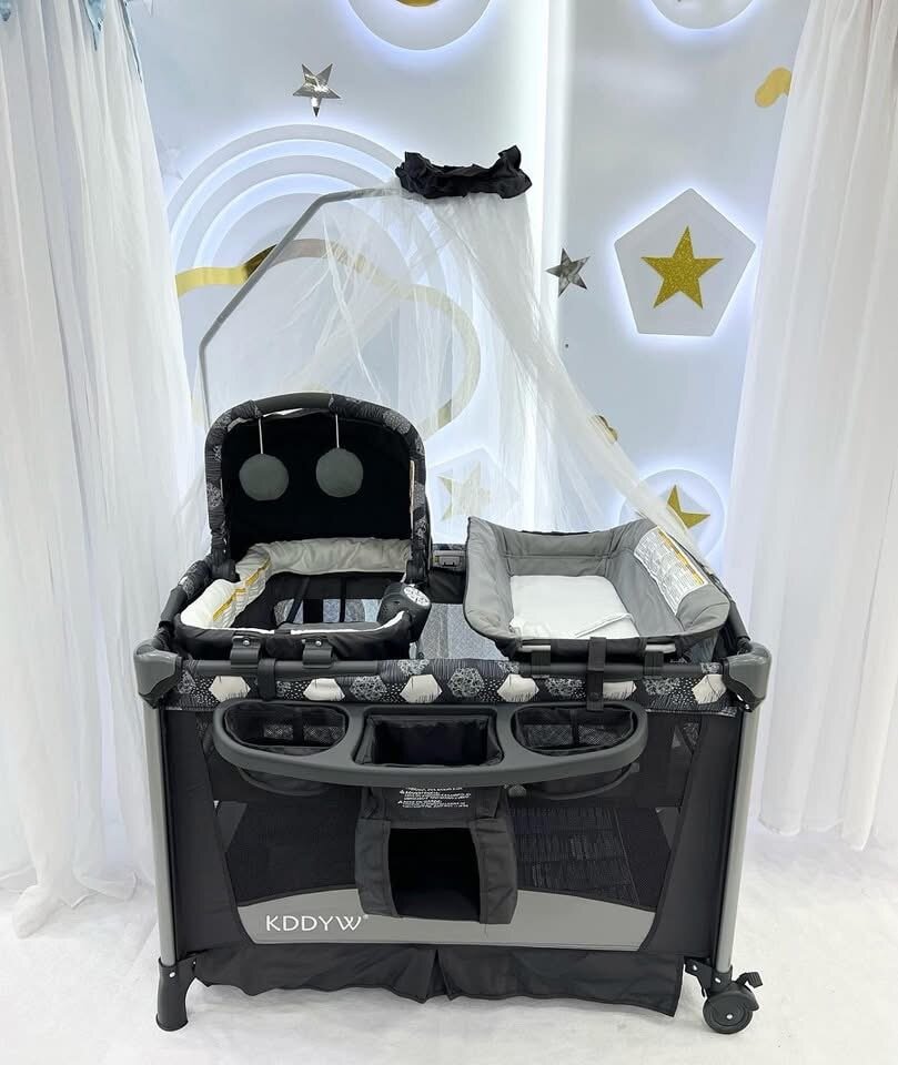 Luxe Berceau pour Bébé avec Moustiquaire