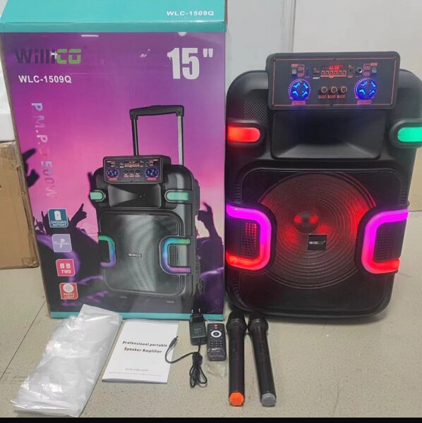 Enceinte Portable à Roulettes