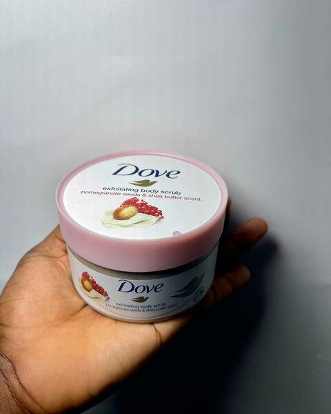 Dove exfoliating scrub