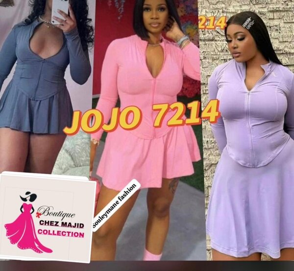 Robe élégante zippée