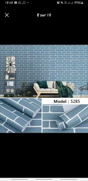 Papier Peint Effet Brique