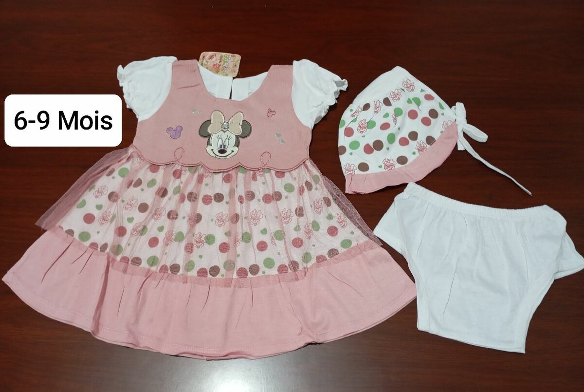 Robe Bébé Ensemble 3 Pcs