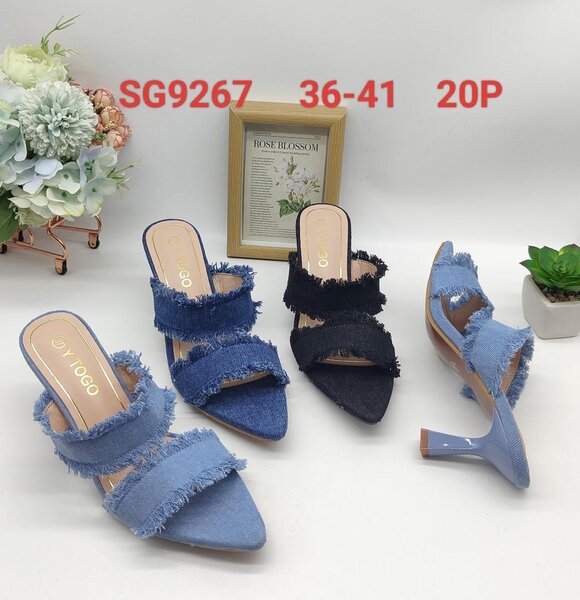 Sandales en denim élégantes