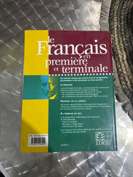 Manuel "Le Français en Première et Terminale"