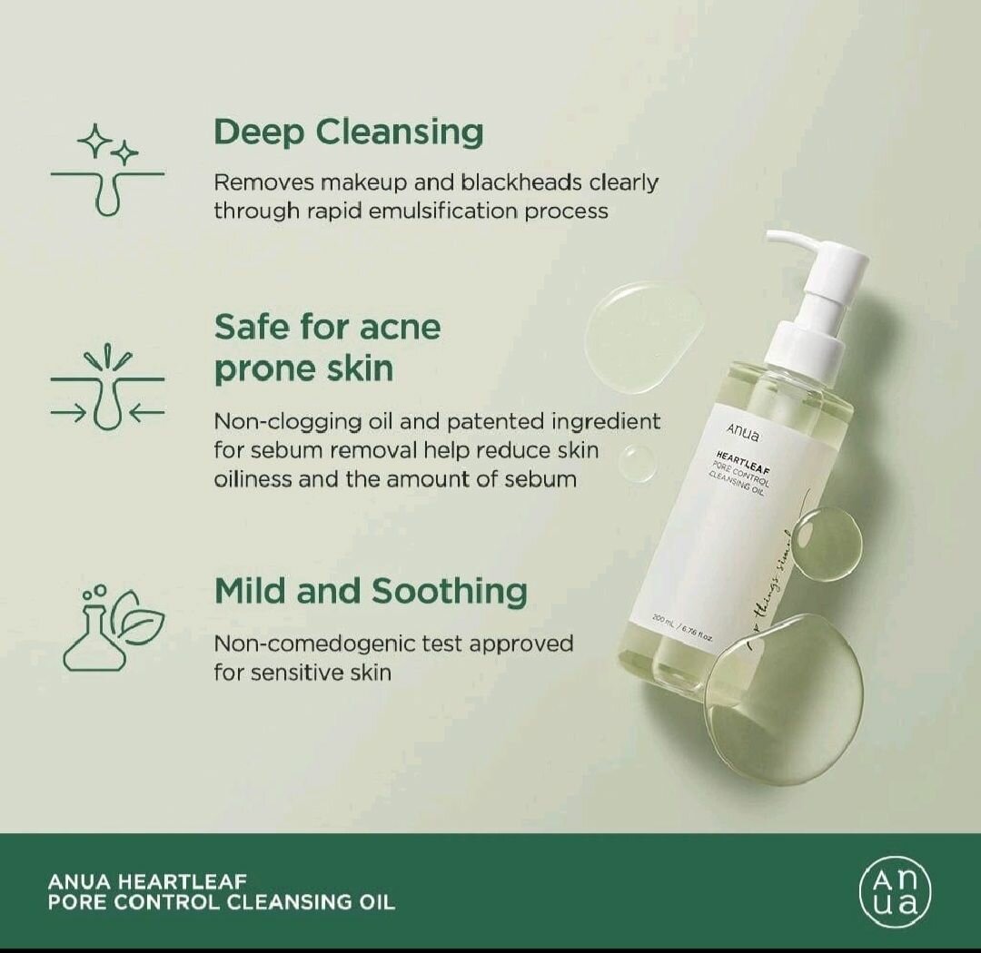 Anua heartleaf pore control cleansing oil