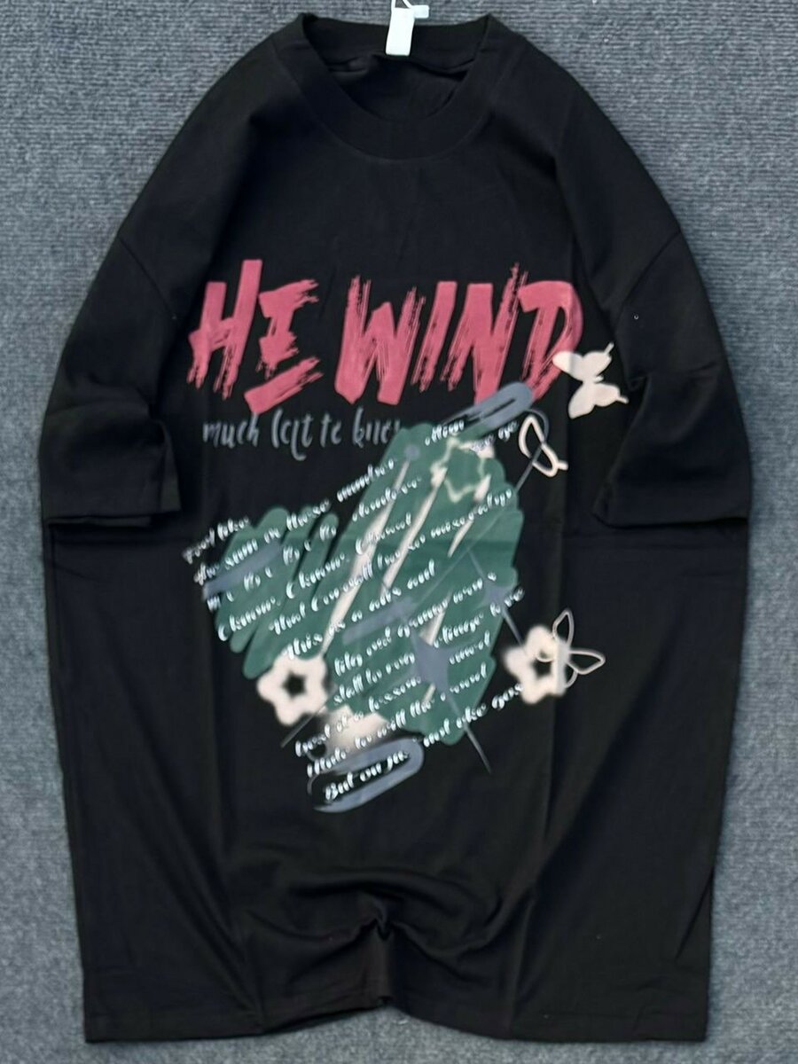 T-shirt oversize graphique