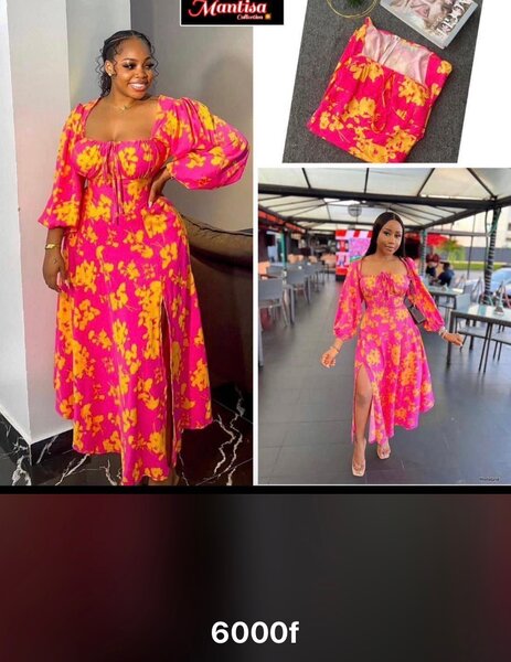 Robe maxi fleurie élégante