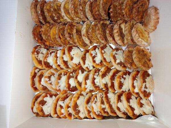 Assortiment de mini-pizzas