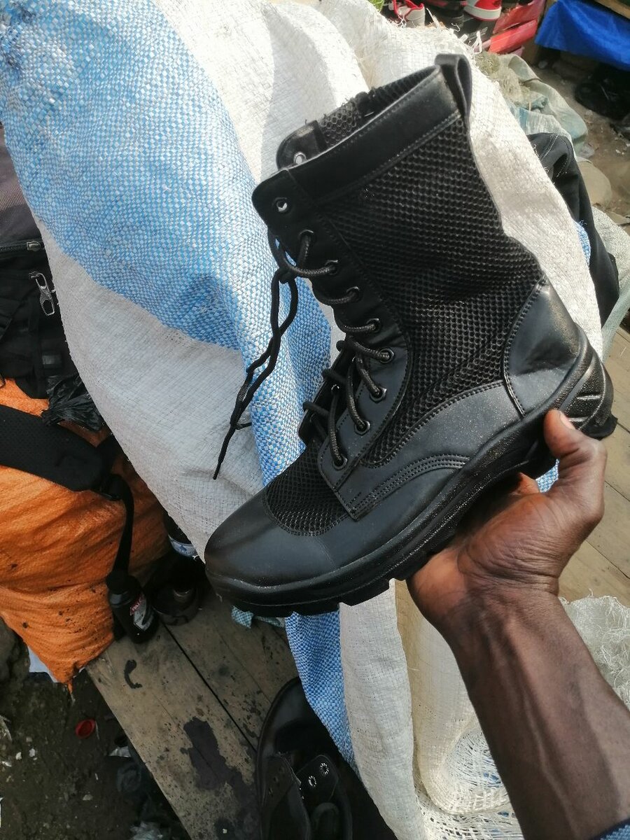 Bottes Tactiques Noires Homme