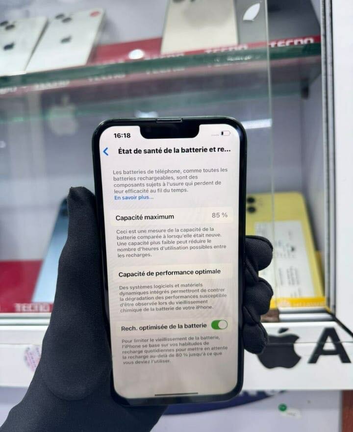 iPhone vert en excellent état