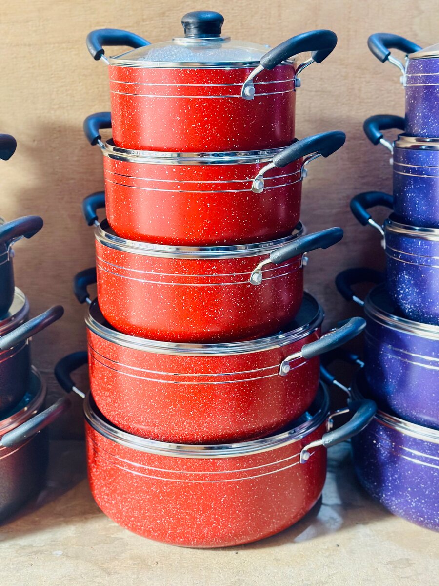 Lot de casseroles anti adhésif 5 pièces 