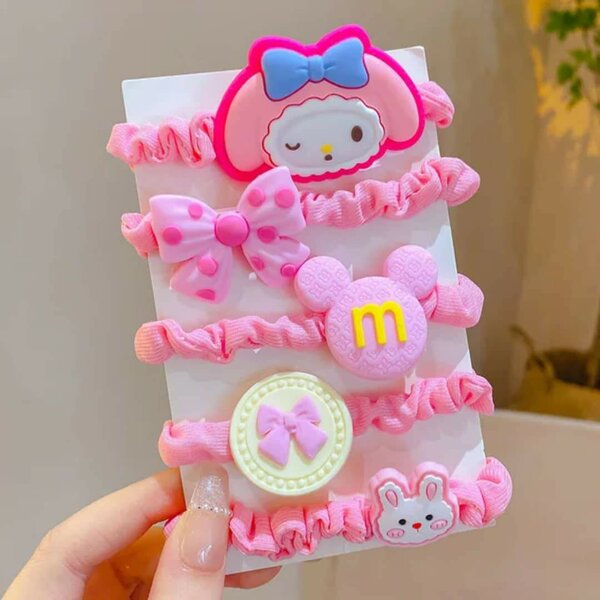 Ensemble d'élastiques mignons
